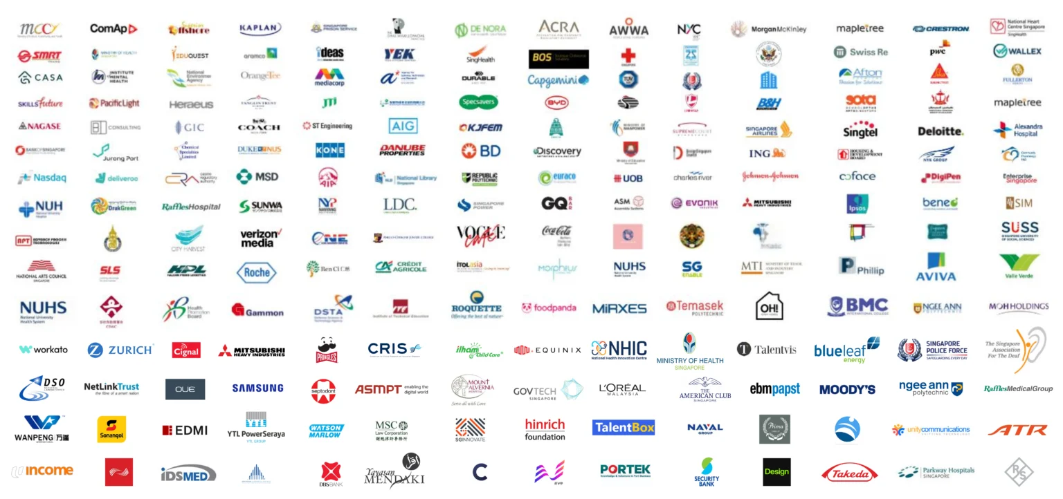 Logos of organisations Knowles Training Institute has worked with